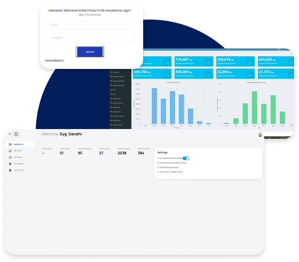 Management Panel Dashboard