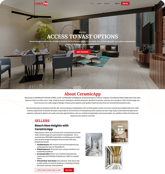 Ceramic Web Application